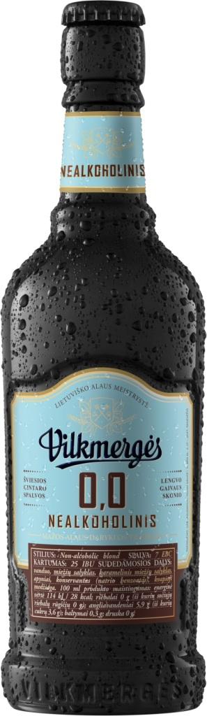 Prekės ženklas: Vilkmergės 0,0 NEALKOHOLINIS